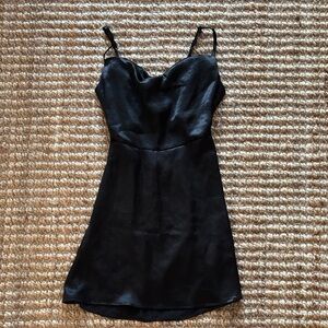 Satin Wild Fable Cowl-neck Dress